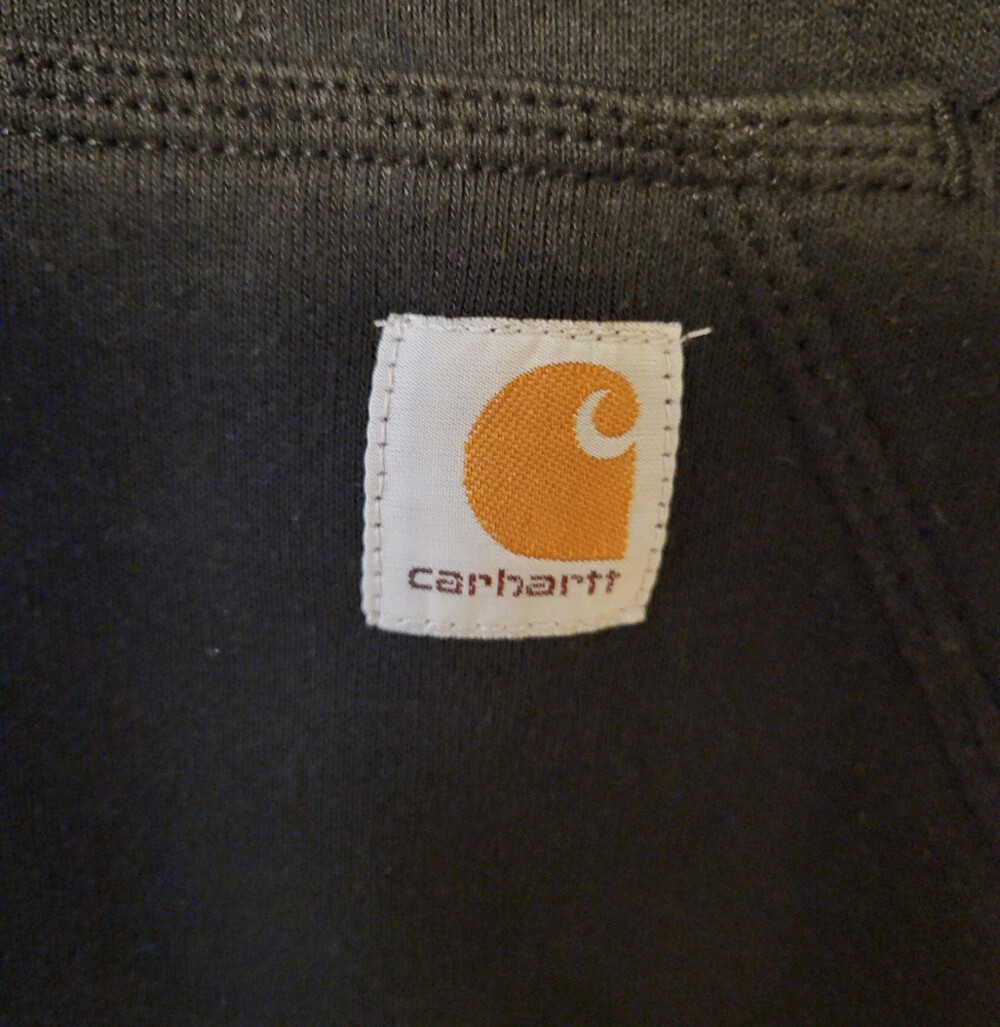Carhartt Ford Collab Black Half-Zip Pullover Sweatshirt - Picture 5 of 8